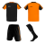 Orange/Schwarz